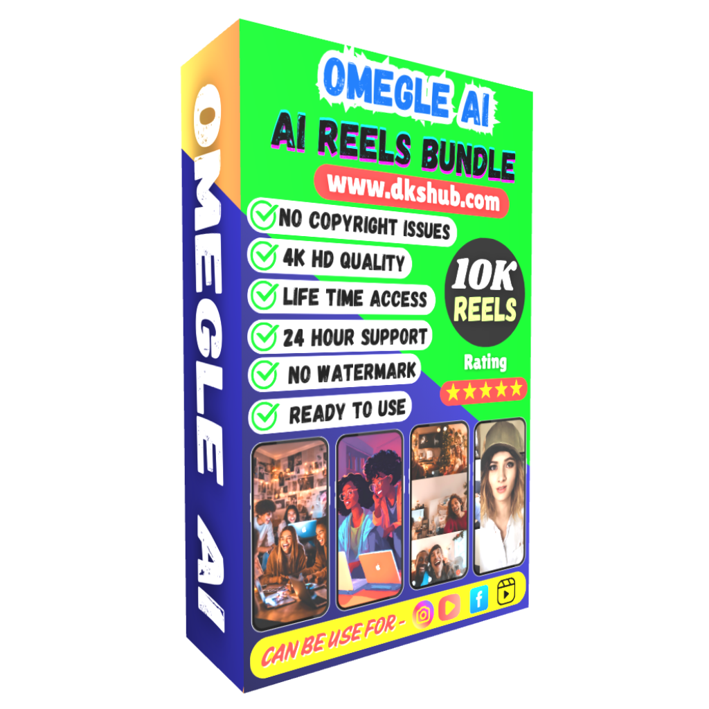 10000+ Omegle AI Reels & Youtube Shorts Bundle